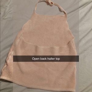 Peach Halter top!